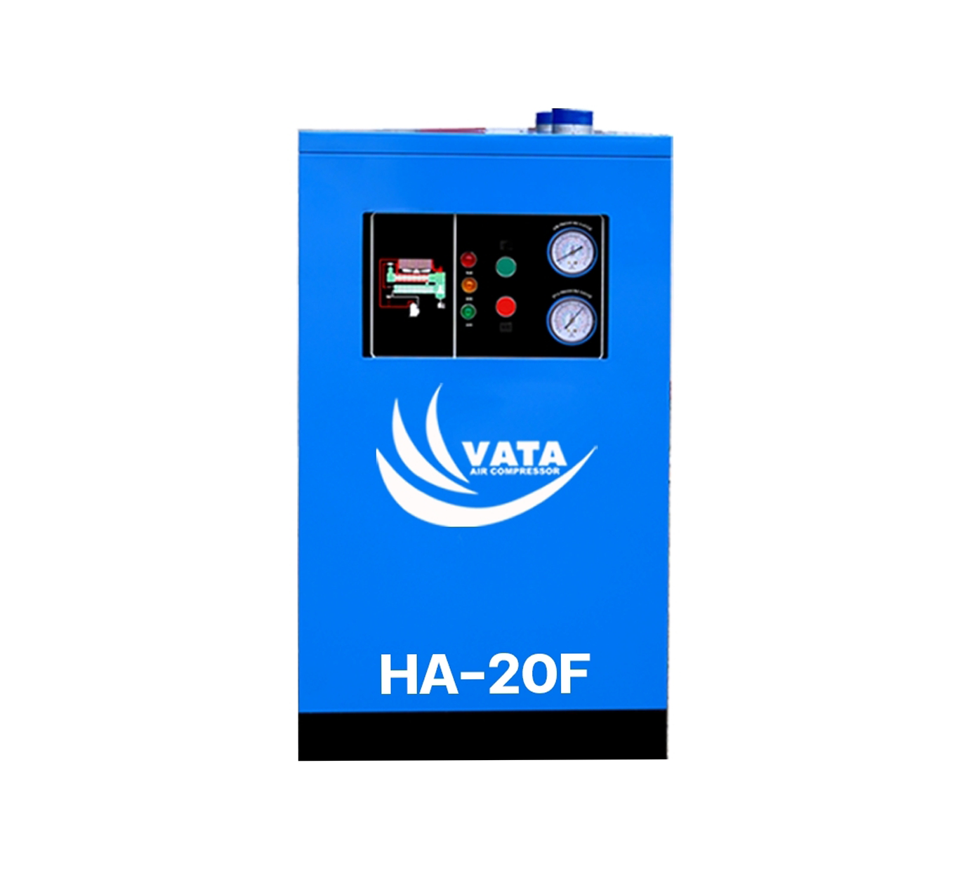 เครื่องทำลมแห้ง Refrigerated Air Dryer แบรนด์ VATA รุ่น HA-20F ขนาด 0.6 kw. ไฟฟ้า 220V รับประกันสินค้า 1 ปี ตามเงื่อนไขของบริษัทฯ