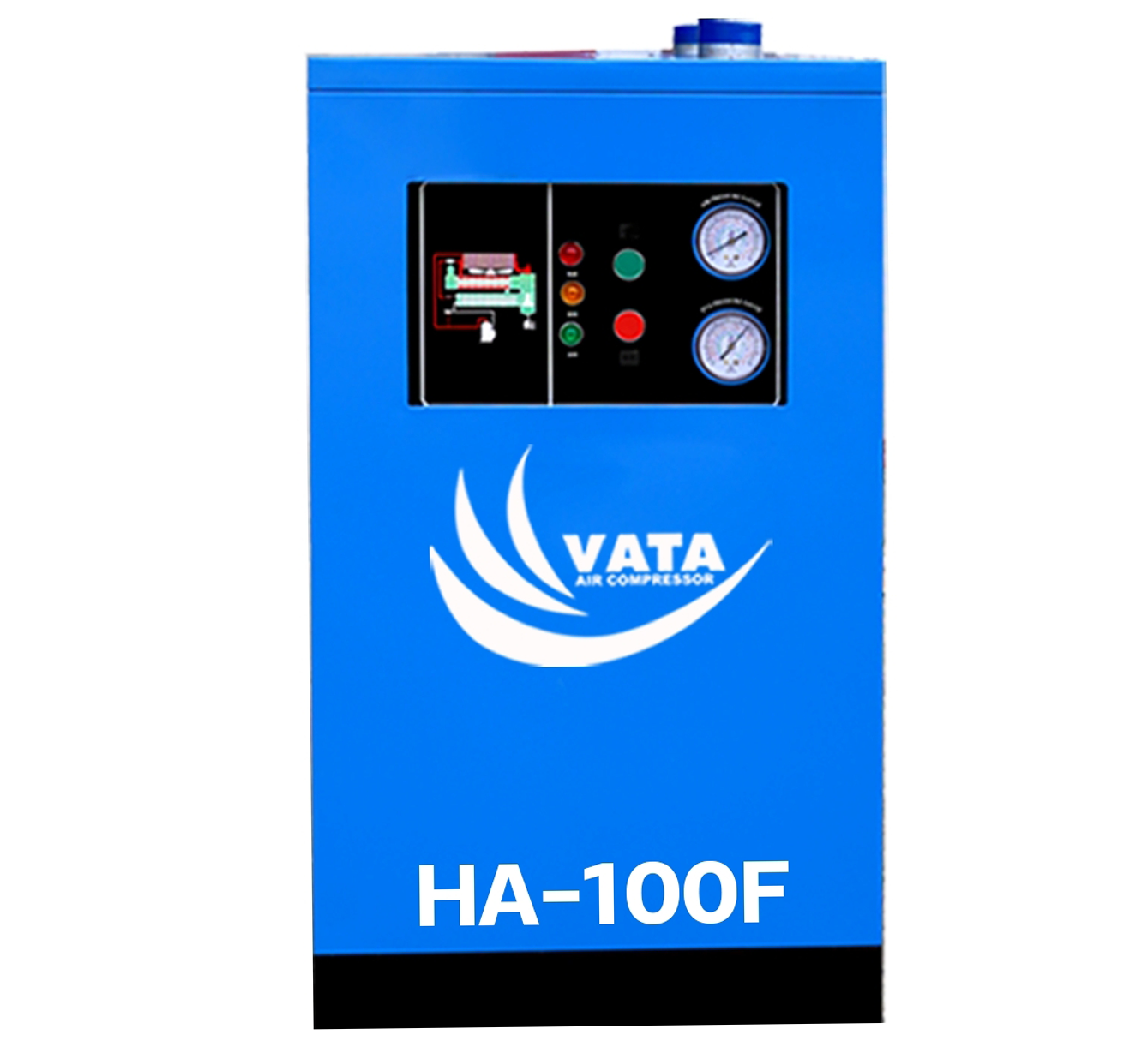 เครื่องทำลมแห้ง Refrigerated Air Dryer แบรนด์ VATA รุ่น HA-100F ขนาด 3 kw. ไฟฟ้า 220V รับประกันสินค้า 1 ปี ตามเงื่อนไขของบริษัทฯ